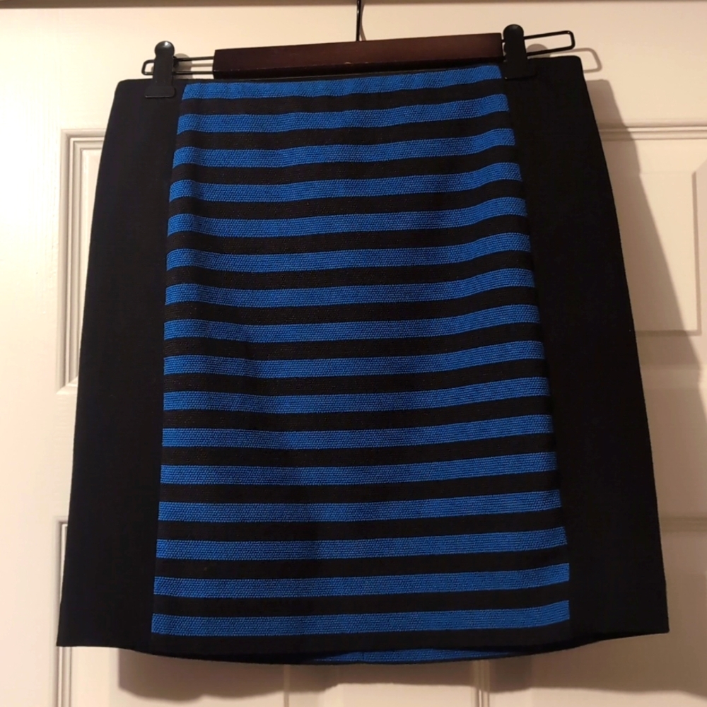 Cotton Blend Ann Taylor Mini Skirt 4P
